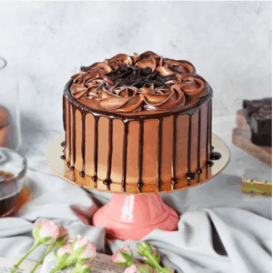 Belgian Dark Chocolate Ganache Cake